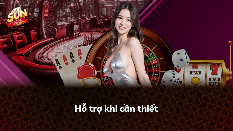 Hỗ trợ khi cần thiết