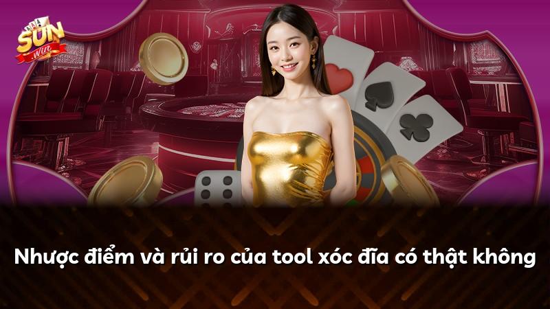 Nhược điểm và rủi ro của tool xóc đĩa có thật không